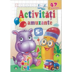 Hipopotamul-Activitati amuzante 5+ cu 47 autocolante