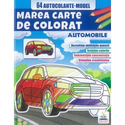 Automobile - Marea carte de colorat +64 autocolante model