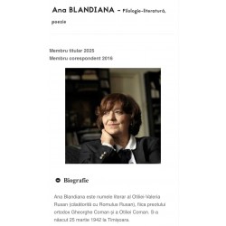 Ana BLANDIANA, autoarea...